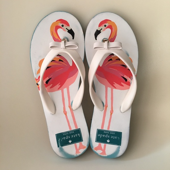 kate spade Shoes - ❤️ SOLD Kate Spade Flamingo Flip Flops Sz 6